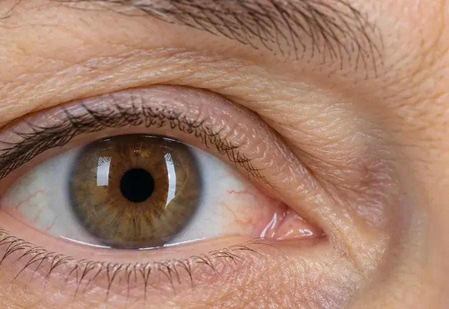 Imagen ilustrativa de la superficie ocular y el borde del párpado, para explicar la valoración del ojo seco.